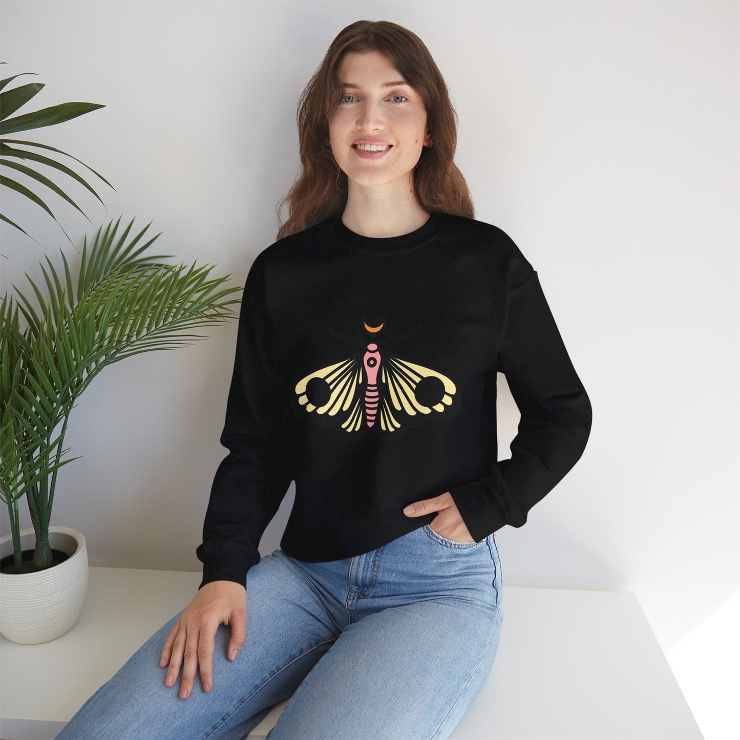 The Cozy Butterfly Crewneck | Everyday Unisex Sweatshirt