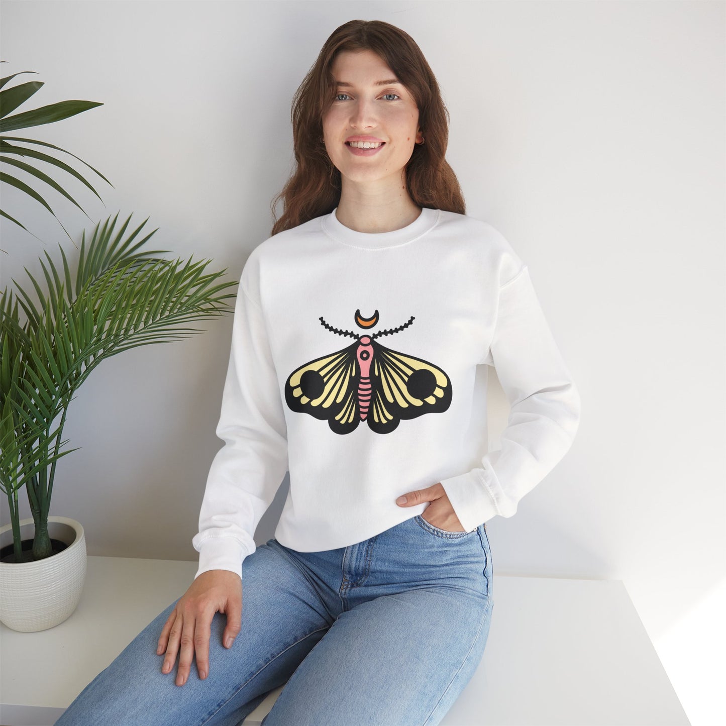 The Cozy Butterfly Crewneck | Everyday Unisex Sweatshirt